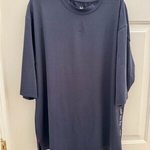ASRV DSG 0841 Navy 3/4 Sleeve Tee